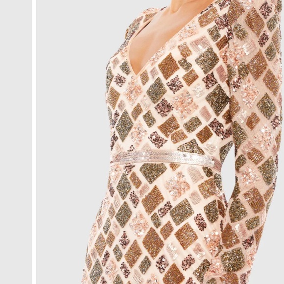 NWT Mac Duggal Midi Dress, Sz 4 - Picture 2 of 11